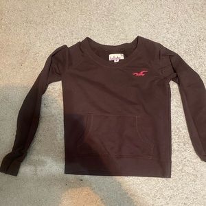 Women’s M brown Hollister hoodie
